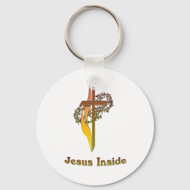 Jesus Inside Keychain (Front)