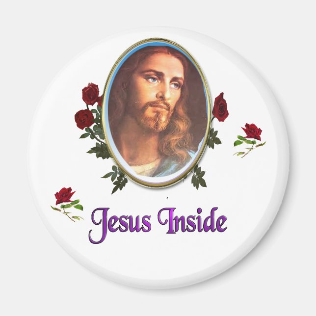 Jesus  Inside   Magnet (Front)