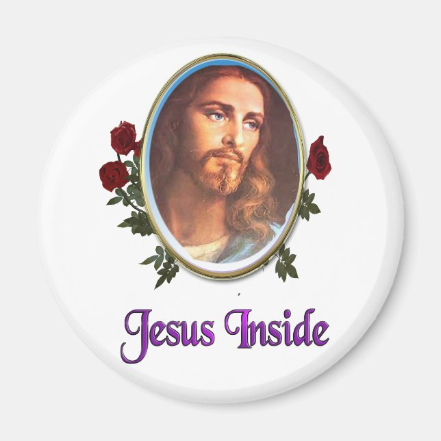 Jesus inside magnet (Front)