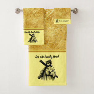 Jesus-Inspired Essentials for Seaside Hotel Bath Towel Set