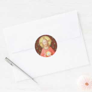 Jesus Instituting Holy Communion (SAU 045) Classic Round Sticker