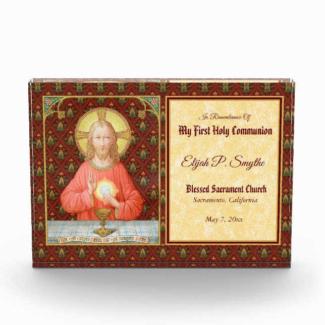 Jesus Instituting Holy Communion (SAU 045) Photo Block (Front)