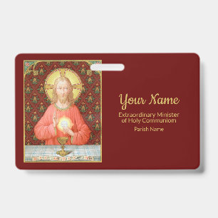Jesus Instituting the Eucharist (SAU45; for EMHCs) Badge