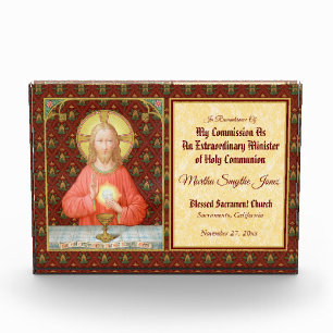 Jesus Instituting the Eucharist (SAU45; for EMHCs) Photo Block