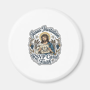 Jesus Invitation RSVP Card Faith Jesus Invitation Magnet