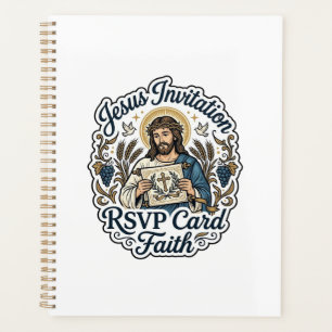 Jesus Invitation RSVP Card Faith Jesus Invitation Planner