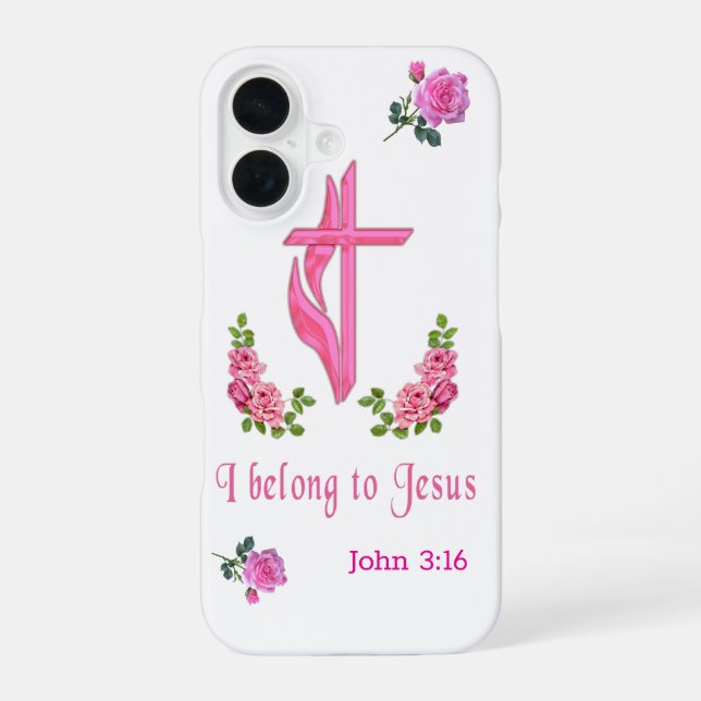 Jesus iPhone 16 Case (Back)