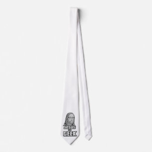 Jesus is a geek tie
