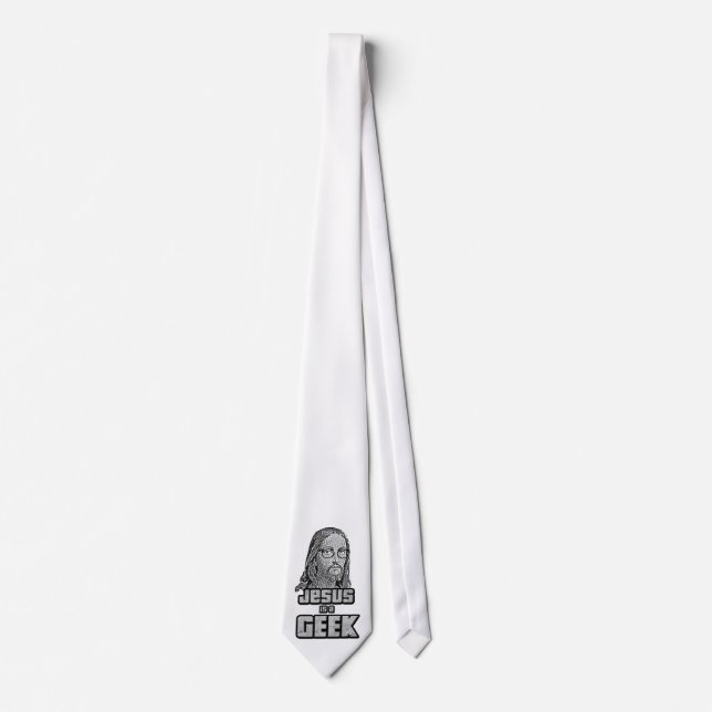 Jesus is a geek tie (Front)