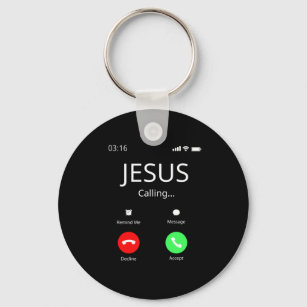 Jesus Is Calling - Christian Keychain