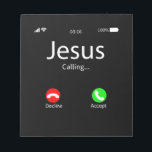 Jesus Is Calling Christian Notepad<br><div class="desc">Jesus Is Calling Christian T Shirt Church Tee Share your Hope and Faith you have in Jesus Christ by wearing this perfect Christian Theme Shirt with faith and wear it proud and show everyone that you believe in jesus and everybody should know that</div>