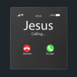Jesus Is Calling Christian Notepad<br><div class="desc">Jesus Is Calling Christian T Shirt Church Tee Share your Hope and Faith you have in Jesus Christ by wearing this perfect Christian Theme Shirt with faith and wear it proud and show everyone that you believe in jesus and everybody should know that</div>
