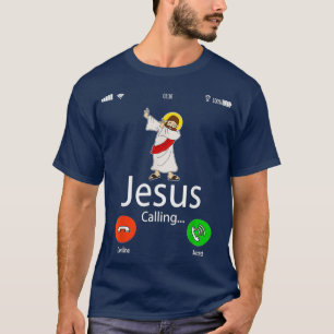 Jesus Is Calling Christmas Gift T-Shirt