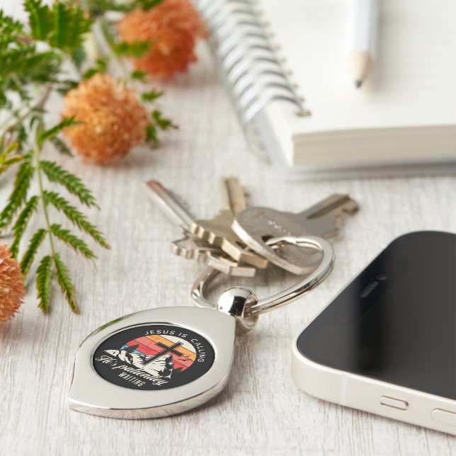 Jesus is calling keychain (Side)