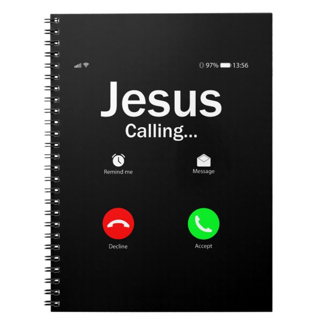 Jesus Is Calling Notebook (Front)