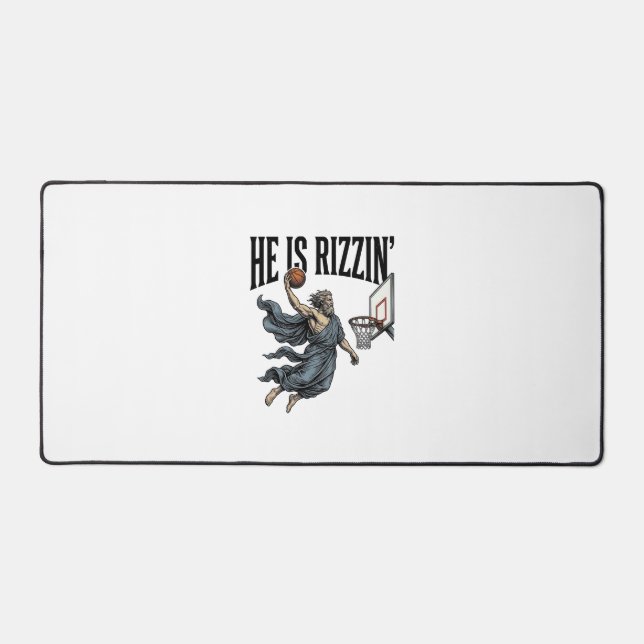 Jesus Is Calling Phone Screen Christian Vector Des Desk Mat (Front)