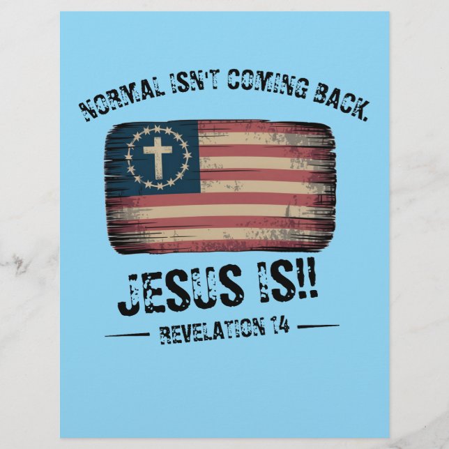 Jesus Is Coming Back Flyer (Front)