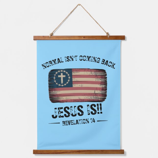 Jesus Is Coming Back Hanging Tapestry (Front)
