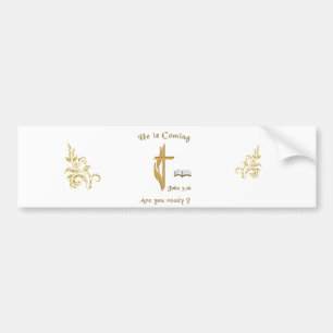 Jesus is coming bumper sticker