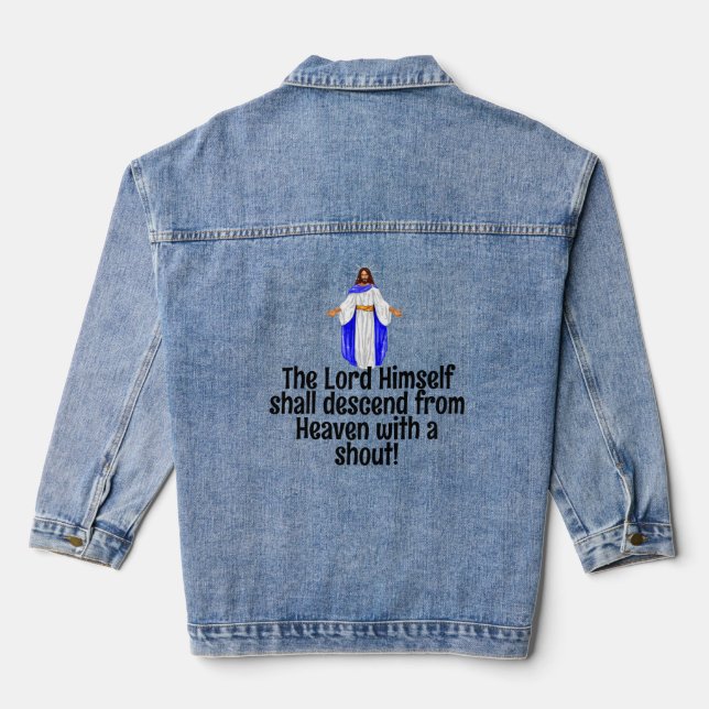 Jesus is coming! Denim Jacket (Verso)