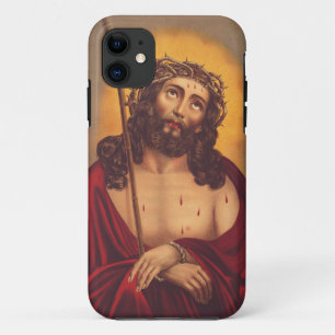 Jesus is crowned with a crown of thorns iPhone 11 case