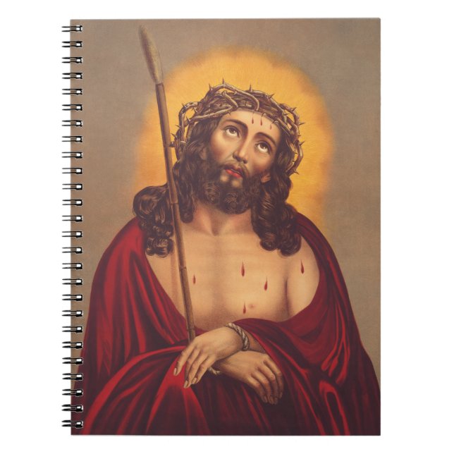 Jesus is crowned with a crown of thorns notebook (Front)