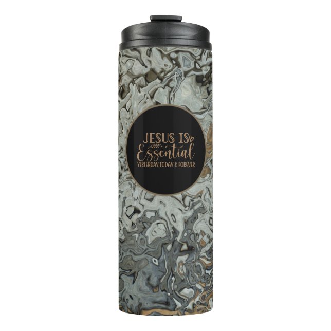 Jesus is Essential Thermal Tumbler (Front)