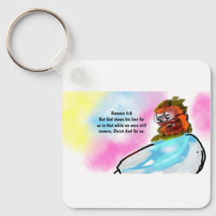 Jesus is here  keychain