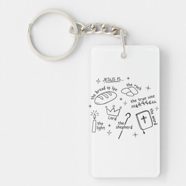 Jesus Is… Keychain (Front)