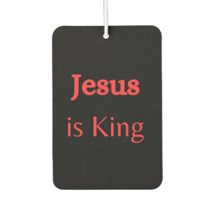 Jesus is King  Air Freshener