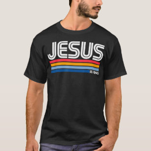 Jesus Is King Christian Cross God Faith Bible Reli T-Shirt