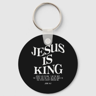 Jesus Is King Jesus John 146 Costume Christian (on Keychain