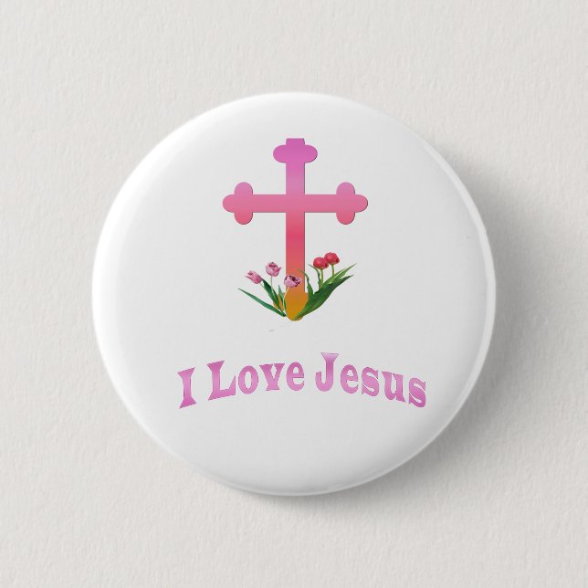 Jesus is King of Kings 2 Inch Round Button (Front)