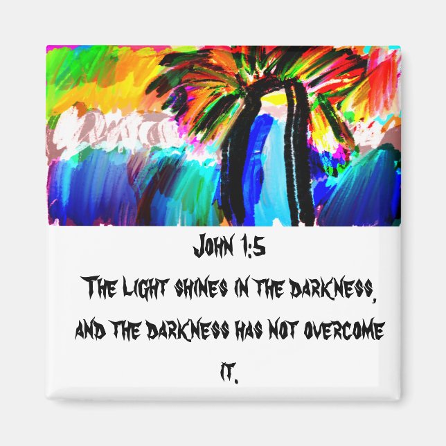 Jesus is lighthouse  magnet (Front)