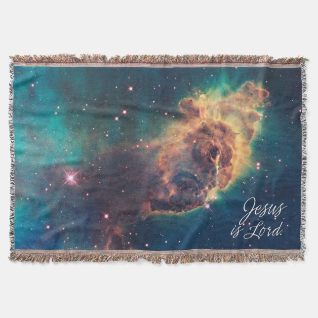 Jesus is Lord 12 Throw Blanket (Front)