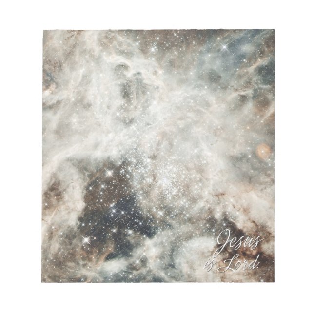 Jesus is Lord 16 Tarantula Nebula Notepad (Front)