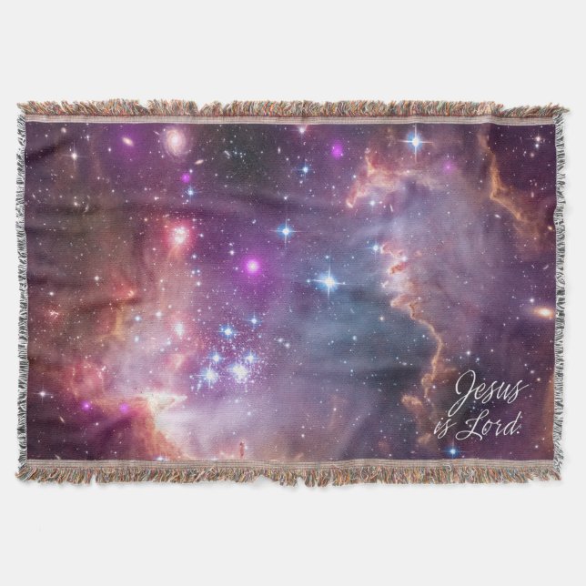 Jesus is Lord 5 Throw Blanket (Front)