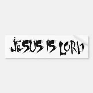 Jesus is Lord Bumper Sticker