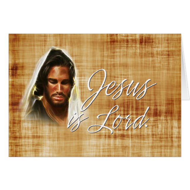 Jesus is Lord Card (Front Horizontal)