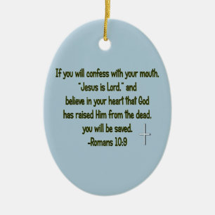 Jesus Is Lord Ceramic Ornament