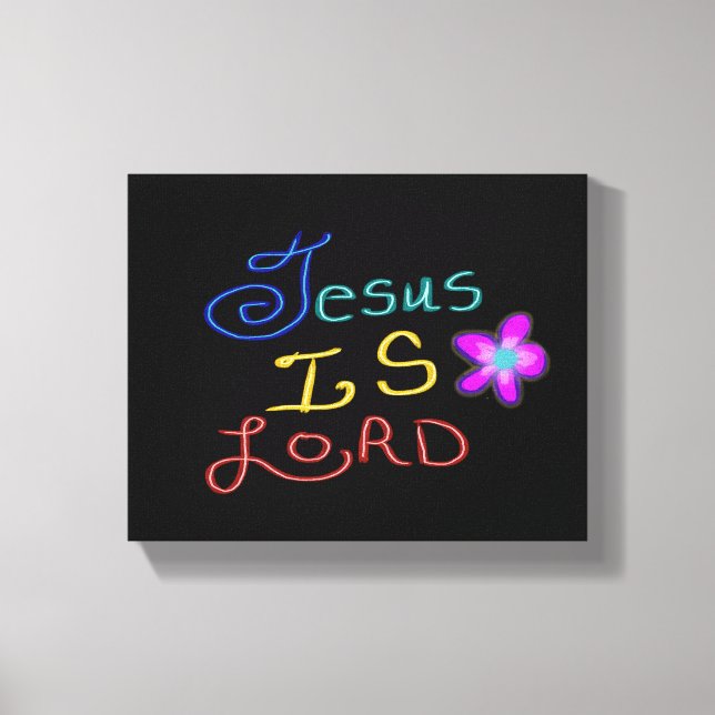 Jesus is LORD Christian  Canvas Print (Front)