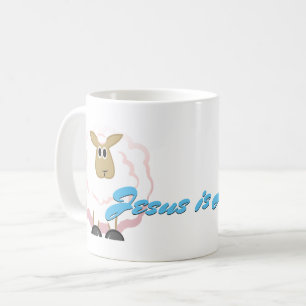 Jesus is Lord - Fluffy Sheep Coffee Mug