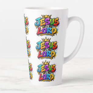 Jesus is Lord Latte Mug