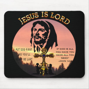 Jesus Is Lord Mouse Pad