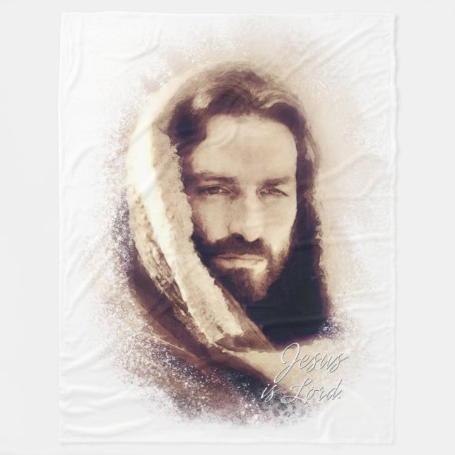 Jesus is Lord Options Fleece Blanket (Front)