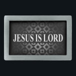 Jesus is Lord Oval Belt Buckle<br><div class="desc">Jesus is Lord buckle by danieljm</div>