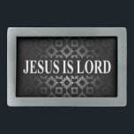 Jesus is Lord Oval Belt Buckle<br><div class="desc">Jesus is Lord buckle by danieljm</div>