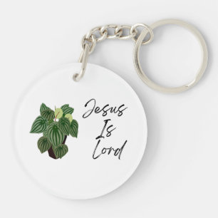 Jesus is Lord Round Acrylic Keychain, Keychain