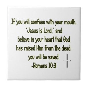 Jesus Is Lord Tile