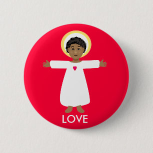 Jesus is love 2 inch round button